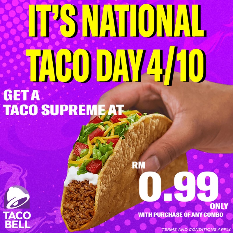 National Taco Bell Day 2025 Dates Elyse Imogene