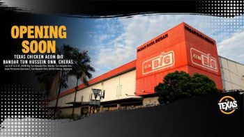 Texas-Chicken-Opening-Promotion-at-AEON-BiG-Bandar-Tun-Hussein-Onn-350x197 - Beverages Food , Restaurant & Pub Promotions & Freebies Selangor 