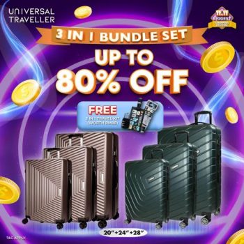Universal-Traveller-11.11-Biggest-Shopping-Festival-3-350x350 - Johor Kedah Kelantan Kuala Lumpur Luggage Malaysia Sales Melaka Negeri Sembilan Online Store Pahang Penang Perak Perlis Putrajaya Sabah Sarawak Selangor Sports,Leisure & Travel Terengganu 