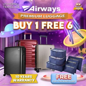 Universal-Traveller-11.11-Biggest-Shopping-Festival-6-350x350 - Johor Kedah Kelantan Kuala Lumpur Luggage Malaysia Sales Melaka Negeri Sembilan Online Store Pahang Penang Perak Perlis Putrajaya Sabah Sarawak Selangor Sports,Leisure & Travel Terengganu 