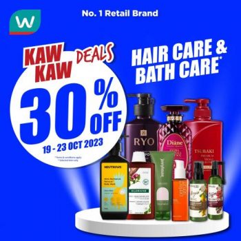 Watsons-Hair-Care-Bath-Care-30-off-Promotion-350x350 - Beauty & Health Hair Care Johor Kedah Kelantan Kuala Lumpur Melaka Negeri Sembilan Online Store Pahang Penang Perak Perlis Personal Care Promotions & Freebies Putrajaya Sabah Sarawak Selangor Terengganu 