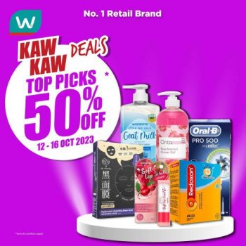 Watsons-Top-Picks-Up-To-50-OFF-Promotion-350x350 - Beauty & Health Cosmetics Fragrances Hair Care Health Supplements Johor Kedah Kelantan Kuala Lumpur Melaka Negeri Sembilan Online Store Pahang Penang Perak Perlis Personal Care Promotions & Freebies Putrajaya Sabah Sarawak Selangor Skincare Terengganu 