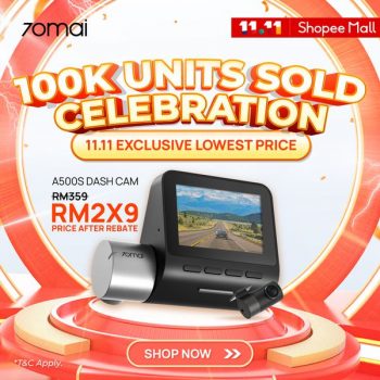 70mai-11.11-Big-Sale-1-350x350 - Electronics & Computers Home Appliances IT Gadgets Accessories Johor Kedah Kelantan Kuala Lumpur Malaysia Sales Melaka Negeri Sembilan Online Store Pahang Penang Perak Perlis Putrajaya Sabah Sarawak Selangor Terengganu 