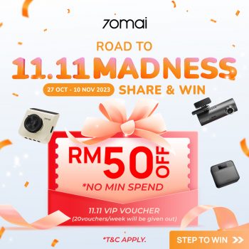 70mai-11.11-Madness-Share-Win-350x350 - Events & Fairs Johor Kedah Kelantan Kuala Lumpur Melaka Negeri Sembilan Online Store Others Pahang Penang Perak Perlis Putrajaya Sabah Sarawak Selangor Terengganu 