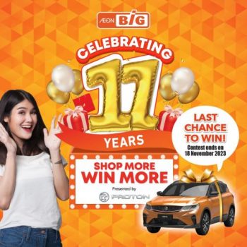 AEON-BiG-11th-Anniversary-Promotion-350x350 - Johor Kedah Kelantan Kuala Lumpur Melaka Negeri Sembilan Pahang Penang Perak Perlis Promotions & Freebies Putrajaya Sabah Sarawak Selangor Supermarket & Hypermarket Terengganu 