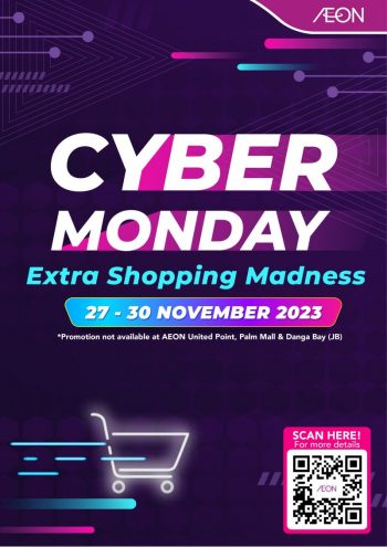 AEON-Cyber-Monday-Sale-350x495 - Johor Kedah Kelantan Kuala Lumpur Malaysia Sales Melaka Negeri Sembilan Pahang Penang Perak Perlis Putrajaya Sabah Sarawak Selangor Supermarket & Hypermarket Terengganu 