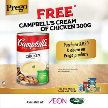 AEON-Free-Campbells-Cream-of-Chicken-350x350 - Johor Kedah Kelantan Kuala Lumpur Melaka Negeri Sembilan Pahang Penang Perak Perlis Promotions & Freebies Putrajaya Sabah Sarawak Selangor Supermarket & Hypermarket Terengganu 