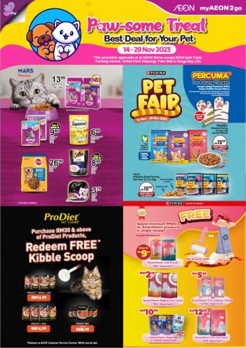 AEON-Pet-Fair-Promotion-1-350x494 - Johor Kedah Kelantan Kuala Lumpur Melaka Negeri Sembilan Pahang Penang Perak Perlis Pets Promotions & Freebies Putrajaya Sabah Sarawak Selangor Sports,Leisure & Travel Supermarket & Hypermarket Terengganu 