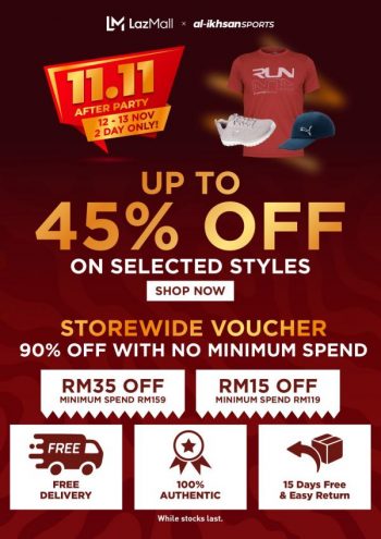 Al-Ikhsan-Sports-Lazada-11.11-After-Party-Sale-350x495 - Apparels Fashion Accessories Fashion Lifestyle & Department Store Footwear Johor Kedah Kelantan Kuala Lumpur Malaysia Sales Melaka Negeri Sembilan Online Store Pahang Penang Perak Perlis Putrajaya Sabah Sarawak Selangor Sportswear Terengganu 