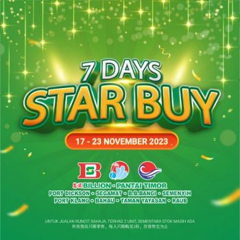 BILLION-Pantai-Timor-7-Days-Star-Buy-Promotion-350x349 - Johor Kedah Kelantan Kuala Lumpur Melaka Negeri Sembilan Pahang Penang Perak Perlis Promotions & Freebies Putrajaya Selangor Supermarket & Hypermarket Terengganu 