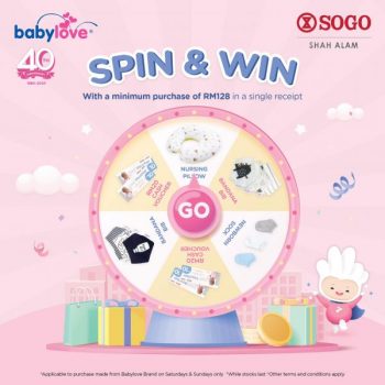 Babylove-40th-Anniversary-Offers-at-SOGO-Shah-Alam-1-350x350 - Baby & Kids & Parenting Babycare Children Fashion Promotions & Freebies Selangor 