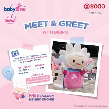 Babylove-40th-Anniversary-Offers-at-SOGO-Shah-Alam-2-350x350 - Baby & Kids & Parenting Babycare Children Fashion Promotions & Freebies Selangor 