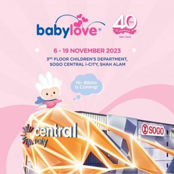 Babylove-40th-Anniversary-Offers-at-SOGO-Shah-Alam-350x350 - Baby & Kids & Toys Babycare Children Fashion Promotions & Freebies Selangor 