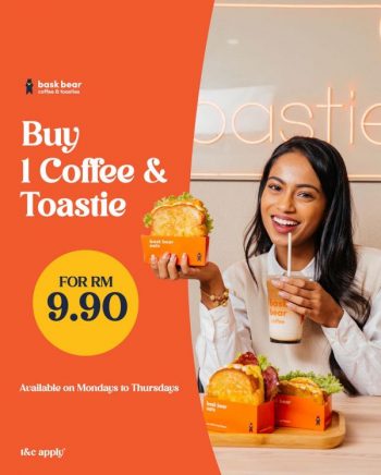 Bask-Bear-Coffee-and-Toastie-Deal-350x436 - Beverages Food , Restaurant & Pub Johor Kedah Kelantan Kuala Lumpur Melaka Negeri Sembilan Pahang Penang Perak Perlis Promotions & Freebies Putrajaya Sabah Sarawak Selangor Terengganu 