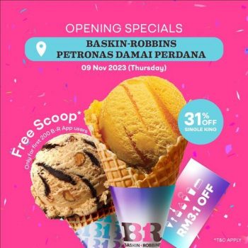 Baskin-Robbins-Grand-Opening-at-Petronas-Damai-Perdana-350x350 - Food , Restaurant & Pub Ice Cream Promotions & Freebies Selangor 