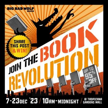 Big-Bad-Wolf-Books-The-Book-Revolution-350x350 - Books & Magazines Johor Kedah Kelantan Kuala Lumpur Melaka Nationwide Negeri Sembilan Pahang Penang Perak Perlis Putrajaya Sabah Sarawak Selangor Stationery Terengganu Warehouse Sale & Clearance in Malaysia 