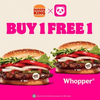 Burger-King-Buy-1-Free-Promo-on-FoodPanda-350x350 - Burger Food , Restaurant & Pub Johor Kedah Kelantan Kuala Lumpur Melaka Negeri Sembilan Online Store Pahang Penang Perak Perlis Promotions & Freebies Putrajaya Sabah Sarawak Selangor Terengganu 