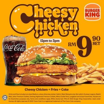 Burger-King-Cheesy-Chicken-Promo-350x350 - Beverages Food , Restaurant & Pub Johor Kedah Kelantan Kuala Lumpur Melaka Negeri Sembilan Pahang Penang Perak Perlis Promotions & Freebies Putrajaya Sabah Sarawak Selangor Terengganu 