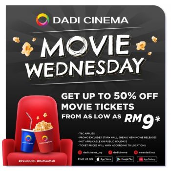 Dadi-Cinema-Movie-Wednesday-Special-350x350 - Cinemas Johor Kedah Kelantan Kuala Lumpur Melaka Movie & Music & Games Negeri Sembilan Pahang Penang Perak Perlis Promotions & Freebies Putrajaya Sabah Sarawak Selangor Terengganu 