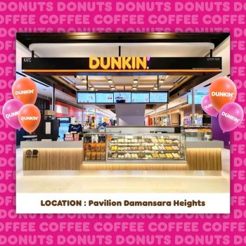 Dunkin-Opening-Free-Donuts-with-Purchase-Promo-at-Pavilion-Damansara-Heights-1-350x350 - Beverages Food , Restaurant & Pub Kuala Lumpur Promotions & Freebies Selangor 