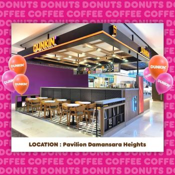 Dunkin-Opening-Free-Donuts-with-Purchase-Promo-at-Pavilion-Damansara-Heights-2-350x350 - Beverages Food , Restaurant & Pub Kuala Lumpur Promotions & Freebies Selangor 