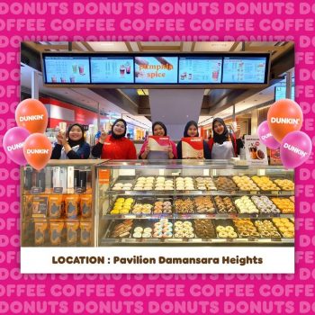 Dunkin-Opening-Free-Donuts-with-Purchase-Promo-at-Pavilion-Damansara-Heights-350x350 - Beverages Food , Restaurant & Pub Kuala Lumpur Promotions & Freebies Selangor 
