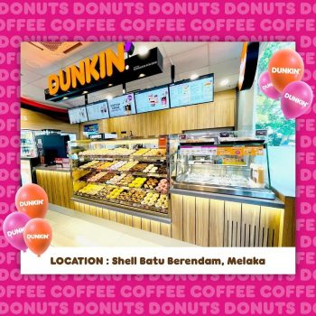 Dunkin-Opening-Promotion-at-Shell-Batu-Berendam-Melaka-1-350x350 - Food , Restaurant & Pub Melaka Promotions & Freebies 