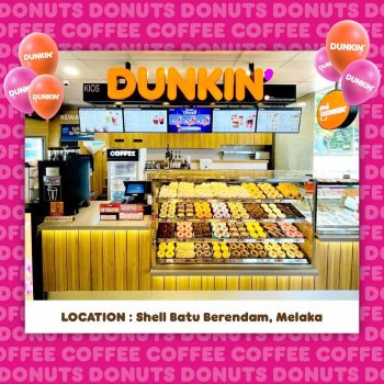 Dunkin-Opening-Promotion-at-Shell-Batu-Berendam-Melaka-350x350 - Food , Restaurant & Pub Melaka Promotions & Freebies 
