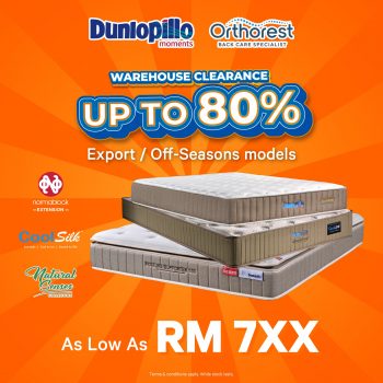 Dunlopillo-Warehouse-Sale-4-350x350 - Beddings Home & Garden & Tools Mattress Selangor Warehouse Sale & Clearance in Malaysia 