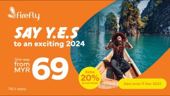 Firefly-Airlines-Unveils-Incredible-2024-Promotions-350x199 - Air Fare Johor Kedah Kelantan Kuala Lumpur Melaka Negeri Sembilan Pahang Penang Perak Perlis Promotions & Freebies Putrajaya Sabah Sarawak Selangor Sports,Leisure & Travel Terengganu Travel Packages 