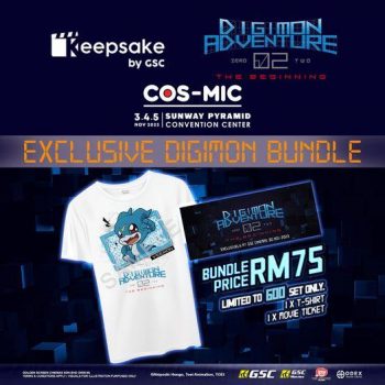 GSC-Exclusive-Digimon-Bundle-at-COS-MIC-Sunway-Pyramid-Convention-Centre-350x350 - Cinemas Events & Fairs Movie & Music & Games Selangor 