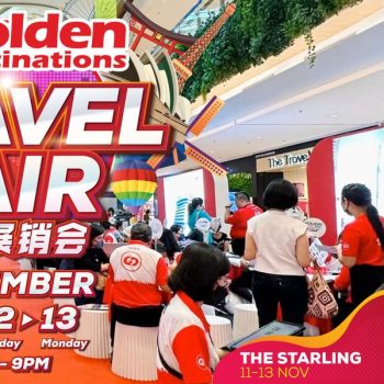 Golden-Destinations-TRAVEL-FAIR-at-The-Starling-1-350x350 - Events & Fairs Others Selangor 