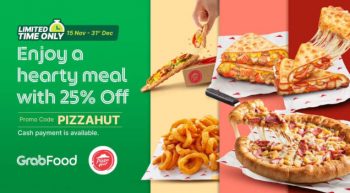 GrabFood-Pizza-Hut-25-Off-Promo-350x193 - Food , Restaurant & Pub Johor Kedah Kelantan Kuala Lumpur Melaka Negeri Sembilan Online Store Pahang Penang Perak Perlis Pizza Promotions & Freebies Putrajaya Sabah Sarawak Selangor Terengganu 