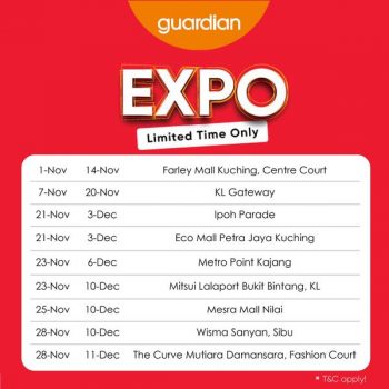 Guardian-Expo-As-low-as-RM2-1-350x350 - Beauty & Health Health Supplements Johor Kedah Kelantan Kuala Lumpur Melaka Negeri Sembilan Pahang Penang Perak Perlis Personal Care Promotions & Freebies Putrajaya Sabah Sarawak Selangor Terengganu 