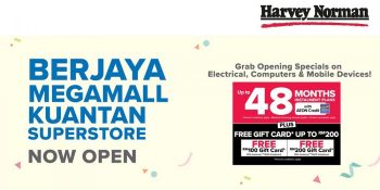 Harvey-Norman-Exclusive-Opening-Specials-at-Berjaya-Megamall-Kuantan-350x175 - Electronics & Computers IT Gadgets Accessories Laptop Pahang Promotions & Freebies Sales Happening Now In Malaysia 