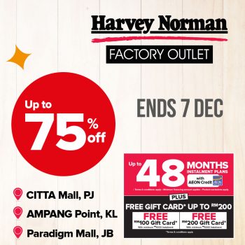 Harvey-Norman-Factory-Direct-Super-Sale-1-350x350 - Beddings Electronics & Computers Home & Garden & Tools Home Appliances Johor Kitchen Appliances Kuala Lumpur Mattress Selangor Warehouse Sale & Clearance in Malaysia 