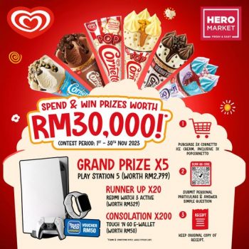 HeroMarket-Cornetto-Spend-Win-Contest-350x350 - Events & Fairs Johor Kedah Kelantan Kuala Lumpur Melaka Negeri Sembilan Pahang Penang Perak Perlis Putrajaya Sabah Sarawak Selangor Supermarket & Hypermarket Terengganu 