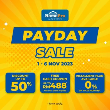 HomePro-Payday-Sale-350x350 1-6 Nov 2023: HomePro Payday Sale