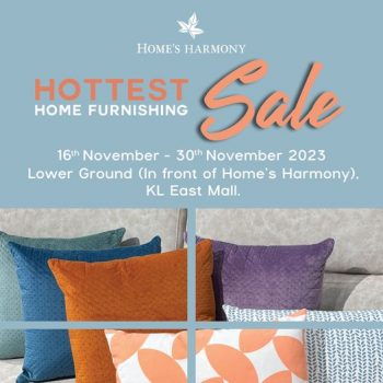 Homes-Harmony-Hottest-Home-Furnishing-Sale-at-KL-East-Mall-350x350 - Furniture Home & Garden & Tools Home Decor Kuala Lumpur Selangor 