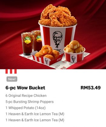 KFC-Wow-Bucket-Promo-350x418 - Beverages Food , Restaurant & Pub Johor Kedah Kelantan Kuala Lumpur Melaka Negeri Sembilan Pahang Penang Perak Perlis Promotions & Freebies Putrajaya Sabah Sarawak Selangor Terengganu 