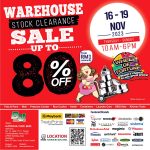 16-19 Nov 2023: Katrin BJ Warehouse Sale! Up to 80% OFF on Household Items Clearance