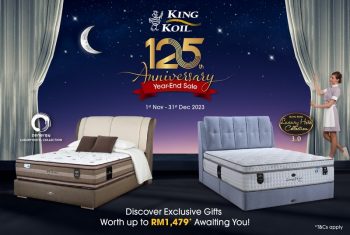 King-Koil-Anniversary-Year-End-Sale-350x235 - Beddings Home & Garden & Tools Johor Kedah Kelantan Kuala Lumpur Malaysia Sales Mattress Melaka Negeri Sembilan Pahang Penang Perak Perlis Putrajaya Sabah Sarawak Selangor Terengganu 