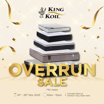 King-Koil-Overrun-Sale-350x350 - Beddings Home & Garden & Tools Malaysia Sales Mattress Selangor 