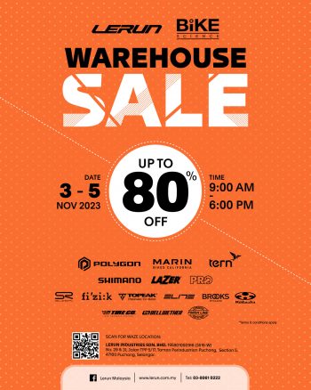 Lerun-Warehouse-Sale-350x438 - Bicycles Selangor Sports,Leisure & Travel Warehouse Sale & Clearance in Malaysia 