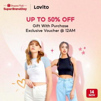 Lovito-Shopee-Super-Brand-Day-Sale-350x350 - Apparels Fashion Accessories Fashion Lifestyle & Department Store Johor Kedah Kelantan Kuala Lumpur Malaysia Sales Melaka Negeri Sembilan Online Store Pahang Penang Perak Perlis Putrajaya Sabah Sarawak Selangor Terengganu 