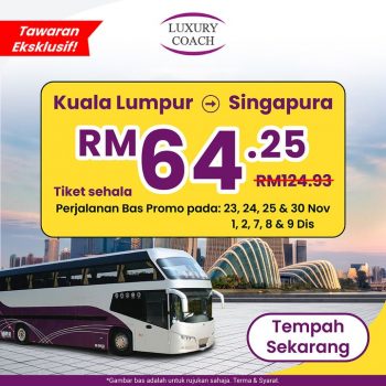 Luxury-Coach-Special-Deal-350x350 - Johor Kedah Kelantan Kuala Lumpur Melaka Negeri Sembilan Online Store Pahang Penang Perak Perlis Promotions & Freebies Putrajaya Sabah Sarawak Selangor Sports,Leisure & Travel Terengganu Transportation 