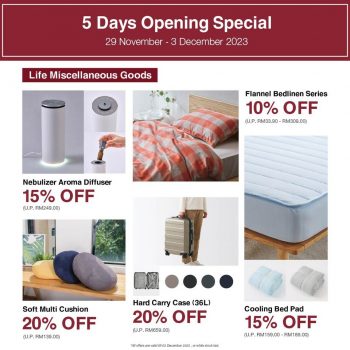 MUJI-Opening-Special-3-350x350 - Apparels Fashion Accessories Fashion Lifestyle & Department Store Home Decor Kitchenware Kuala Lumpur Promotions & Freebies Selangor 