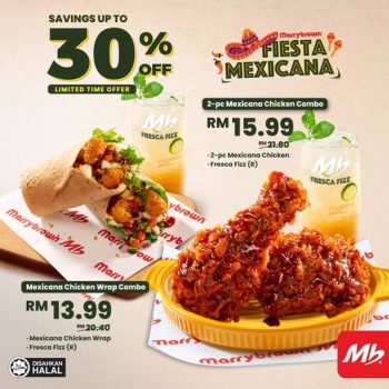 Marrybrown-Fiesta-Mexicana-Special-350x350 - Food , Restaurant & Pub Johor Kedah Kelantan Kuala Lumpur Melaka Negeri Sembilan Pahang Penang Perak Perlis Promotions & Freebies Putrajaya Sabah Sales Happening Now In Malaysia Sarawak Selangor Terengganu 