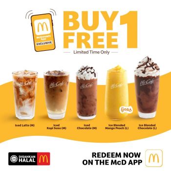 McDonalds-Buy-1-Free-1-McCafe-Drinks-Promotion-350x350 - Fast Food Food , Restaurant & Pub Johor Kedah Kelantan Kuala Lumpur Melaka Negeri Sembilan Pahang Penang Perak Perlis Promotions & Freebies Putrajaya Sabah Sarawak Selangor Terengganu 