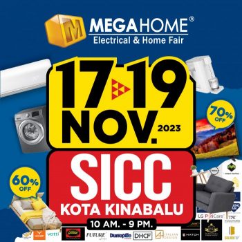 Megahome-Electrical-Home-Fair-at-SICC-Kota-Kinabalu-350x350 - Beddings Electronics & Computers Events & Fairs Furniture Home & Garden & Tools Home Appliances Home Decor Kitchen Appliances Sabah 